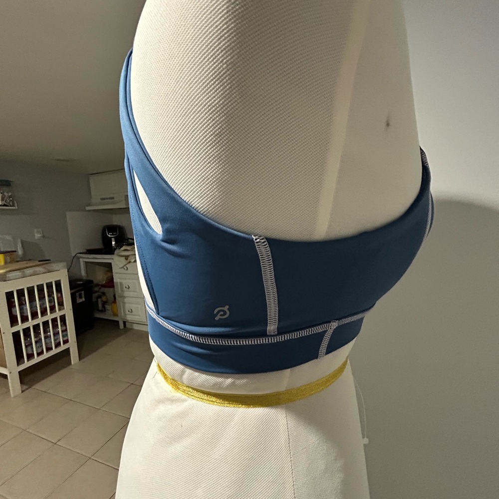 Blue Athletic Crop Top - Picture 8 of 10